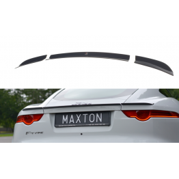 Накладка сплиттер на спойлер багажника на Jaguar F-Type